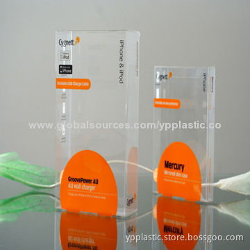 Clear pvc pet foldable plastic box